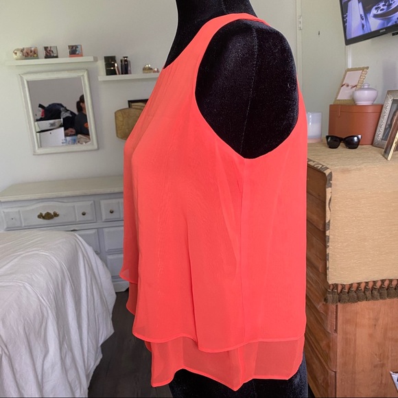 Orange Crop Top flowey Size XS - Picture 4 of 8
